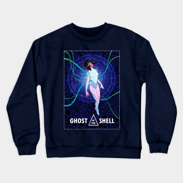 Ghost In The Shell Crewneck Sweatshirt by Clifficus